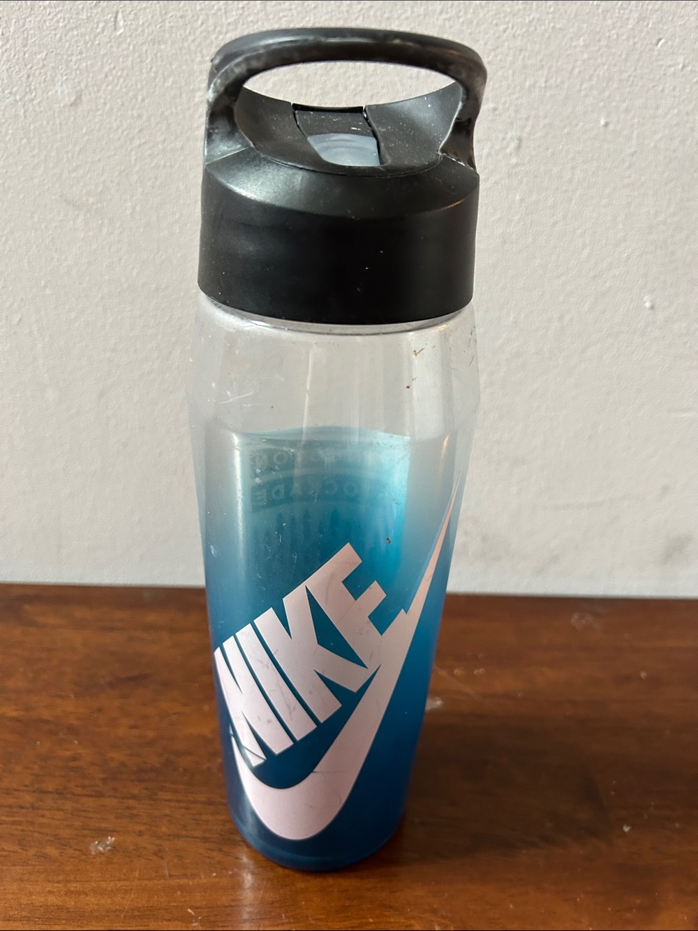 Nike Blue and White water bottle
